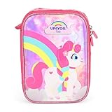 Estojo Escolar Infantil Unicórnio Up4You by Luxcel Ref 41044 (PINK)
