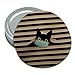 Quarantine Cat in Window Round Rubber Non-Slip Jar Gripper Lid Opener