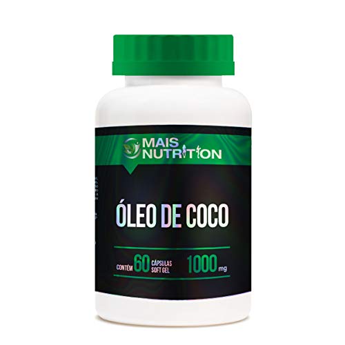 Oleo de Coco 1000 mg 60 capsulas softgel Mais Nutrition