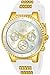 Invicta Women's 'BLU' Quartz Gold-Tone and Silicone Casual Watch, Color:White (Model: 24187)