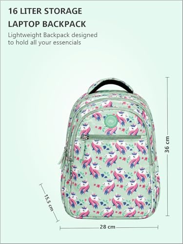 Image of PB Pearlbags Sigma 13L Printed Backpack, 3 Compartments, Bottle Holder, Organizer, Premium Fabric, Water Resistant Anti Theft, School Bag for Boys and Girls