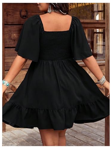 Verdusa Women's Plus Size Western Boho Floral Flowy Dress Cowgirl Outfits Country Summer A Line Dresses S-4XL2