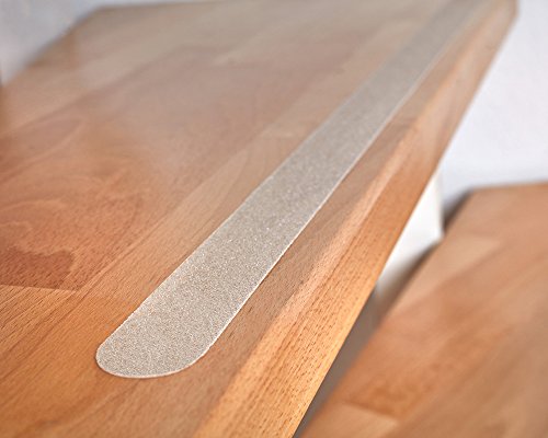 foto-kontor Anti-Rutsch Streifen für Treppen Transparent Selbstklebend Sicherheit Unfall vorbeugen