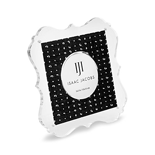 Isaac Jacobs Magnetic Acrylic Square Frame with Easel (5x5)