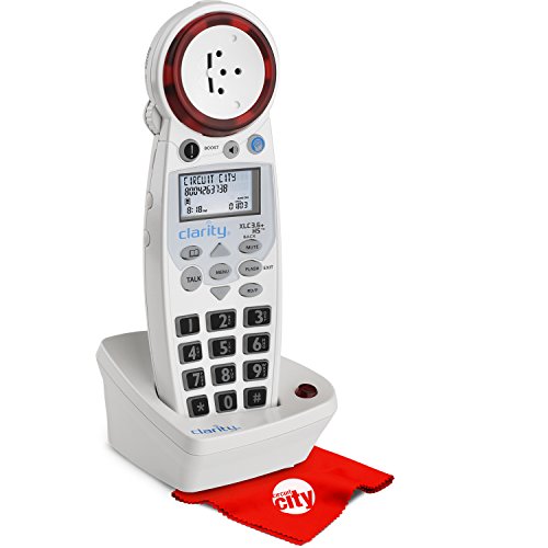 Clarity XLC3.6+HS Severe Hearing Ampified Cordless Expandable Handset Phone with Circuit City Microfiber Cleaning Cloth