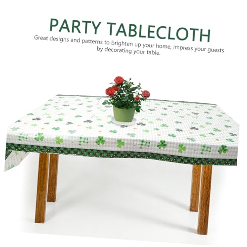 Nappe St. Patrick MAGICLULU lot de 5 en PE décor de table trèfle - 7