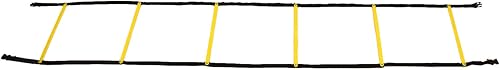 Kadimendium Agility Training Ladder 26m Agility Speed Ladder Yellow Black Portable for Sports