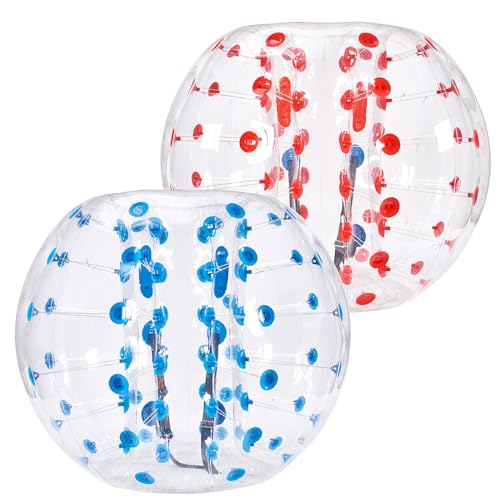 VEVOR Inflatable Bumper Ballѕ 2 Packs; 2FT/3FT/4FT/5FT Body Size Adult Human Bubble Ballѕ, Bumper Bubble Soccer Ballѕ for Teens/Adults
