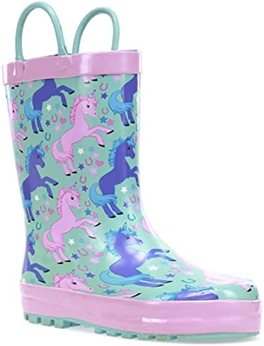 Western Chief Girl's Lucky Unicorn (Toddler/Little Kid) Turquoise 9-10 Toddler M