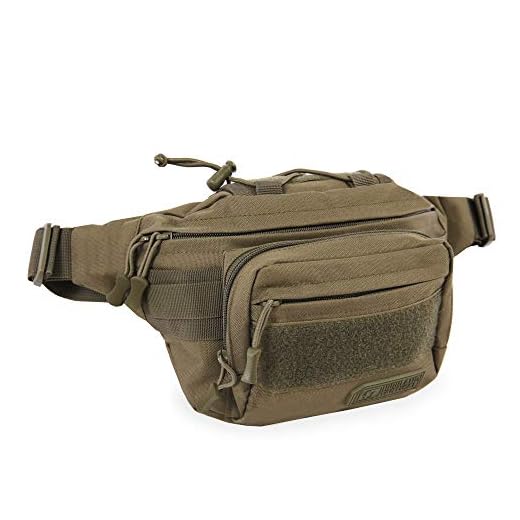 Highland Tactical Waist Pack, Dark Green - Small