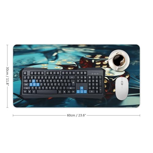 Diseño Dice Pad Mouse de Mesa Grande Antideslizante miniatura 2