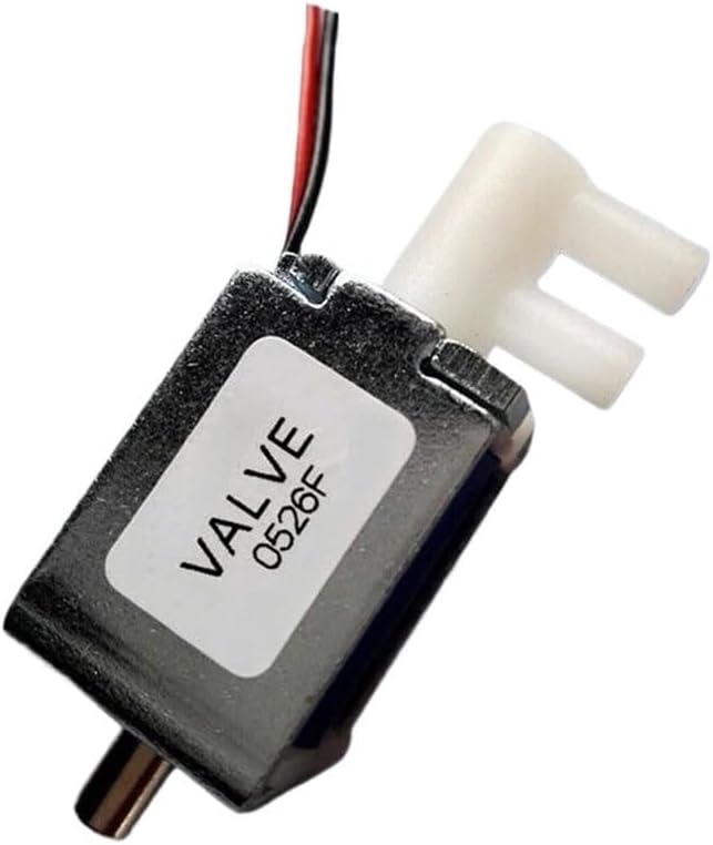 1PCS DC 6V 12V 24V 2-position 3-way Air Valve 4mm Port Mini Micro Electric Solenoid Valve Exhaust Switch Air Gas Valve(DC 12V)