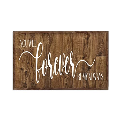 Plaque murale vintage en bois idée cadeau de mariage et crémaillère