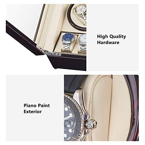 Enrouleur automatique 8+5 boîtes de rangement de montre avec 4 modes de rotation programmables