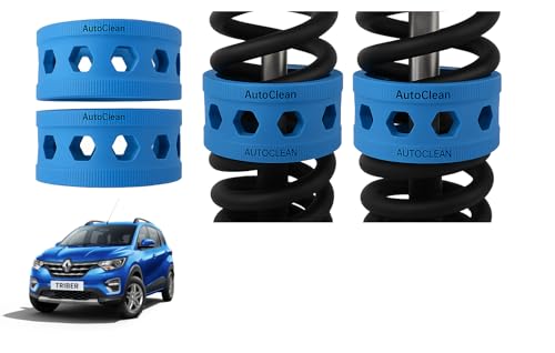 Image of Autoclean Front Coil Spring Rubber Buffer Kit for Triber | Size B+ | Increases Car Height, Shock Absorber & Suspension Stabilizer Cushioner