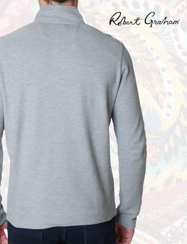 Robert Graham Men's Germano Long-Sleeve 1/4-zip Pullover Sweater3
