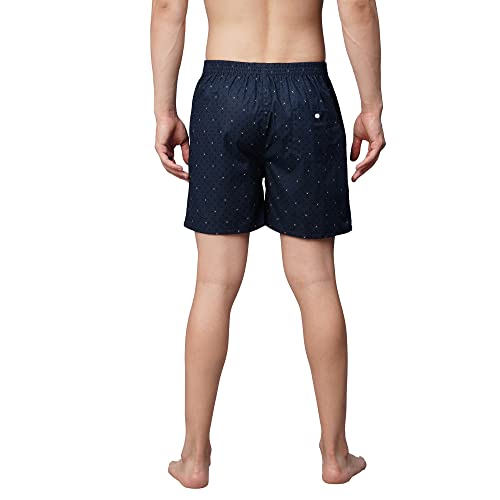 Image of Urban Scottish Ultra-Comfortable Men's Boxer Pants (Pack of 2), 100% Cotton With Stylish Print, Soft & Stretchy Elastic Waist Band, Dynamic Movement & Hardwearing Stitching, Breathable Gentle Snug Fit