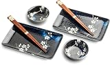 Le cadeau parfait : emballé dans une jolie boîte cadeau, la vaisselle à sushi est le cadeau parfait pour les fans de sushis.