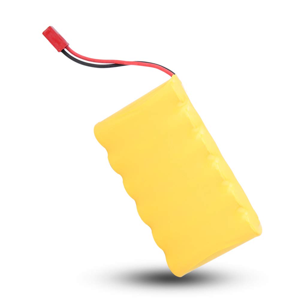 Alomejor Battery, 2PCS Replacement Batteries for Huina 1350 1550 1560 1570 1571 Alloy Engineering Vehicle