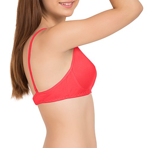 Image of Tweens - Non Padded Cotton Rich Bra - Concealer Side Shaper - Cotton Rich Fabric - Full Coverage, Multiway Straps, Wirefree, Seamless T-Shirt Bra