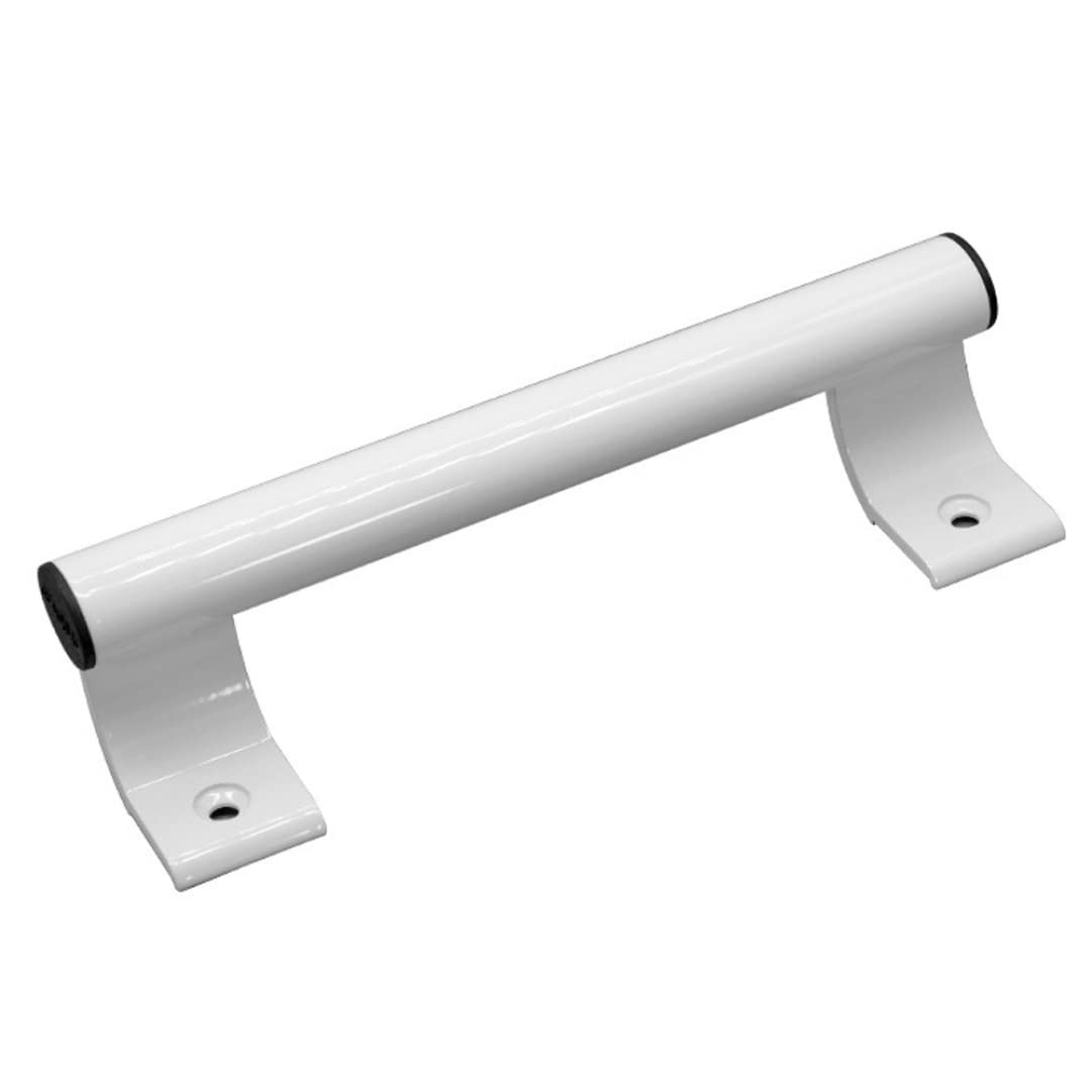 Cupboard Handles, 200mm Aluminum Alloy Sliding Door Handle Balcony Glass Door Handle Bathroom Closet Warehouse Garden Modern Metal (White)