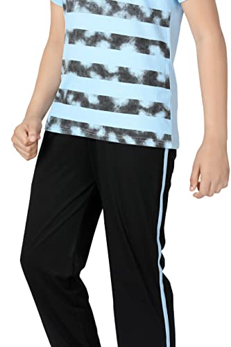 Image of Kids Night Suit for Boys - Cotton Set of Pyjama & T-Shirt Sleepwear - Lightweight & Comfortable Night Wear for Kids