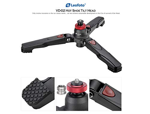 Leofoto Vd-02 Universal Folding Monopod Support Tripod Base 30º Tilt & 360º Panning #TOP5