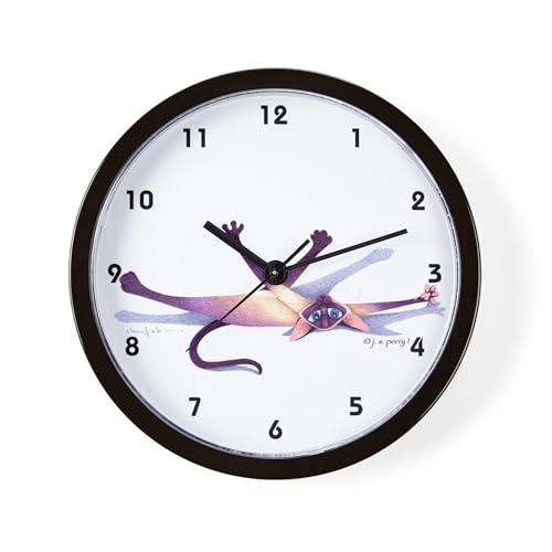 Reloj de pared analógico redondo 9.5" CaféPress miniatura 1