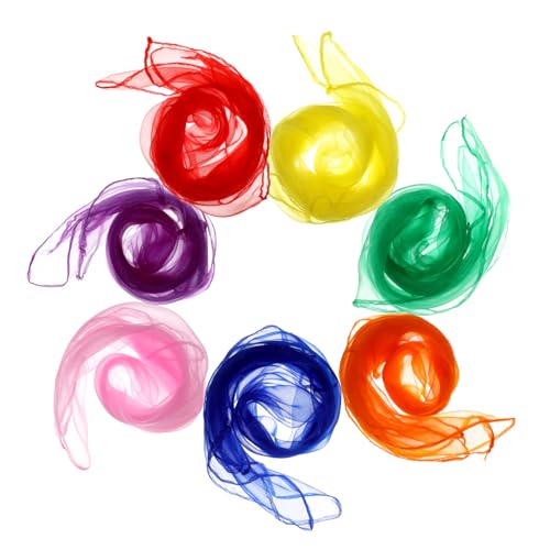 Pañuelos de seda para baile y malabarismo accesorios de seda artificial para espectáculos