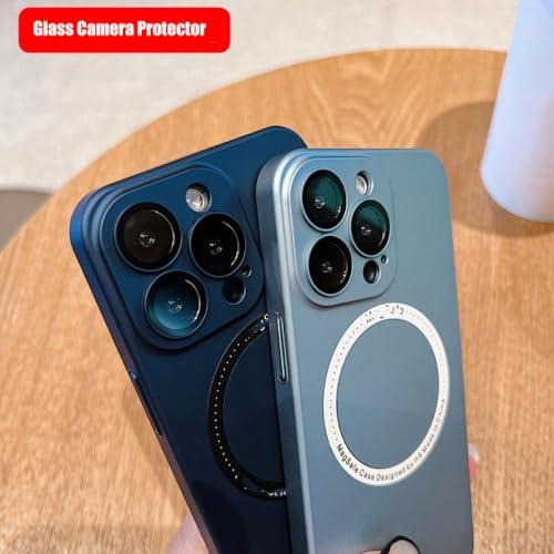 Coque Rigide PC Magnétique pour iPhone 14 Pro Max avec Protection Caméra Intégrée YKD Argent - 4