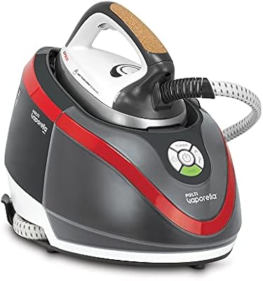 Polti Vaporella Next VN18.30, Plancha de Vapor con Caldera, Presión hasta 6 Bar, Potencia 2200 W, Función Eco y Turbo, Autonomía ilimitada, Steam Pulse 350 g, Gris y Rojo
