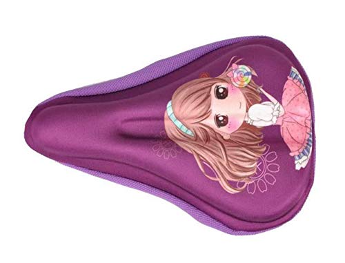 image for AISHEMI Soft Kids Bike Saddle Gel Seat Cushion Pad Breathable Cycling 