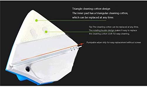 Nettoyant de vitres magnétiques pour double vitrage éliminant le danger en hauteur - 6
