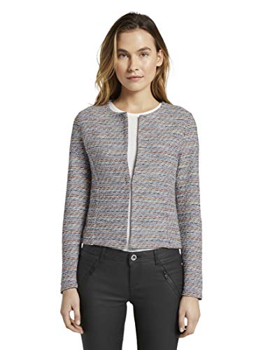 TOM TAILOR Damen Blazer & Sakko Blazer in Boucle-Optik Multicolor Boucle,L