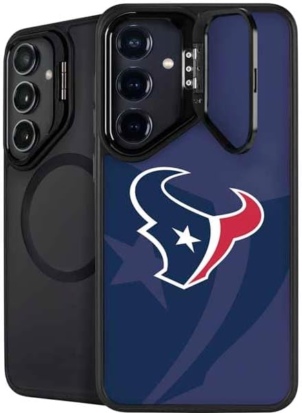 Skinit Kickstand Phone Case Compatible with Galaxy S25 - Officially Licensed NFL Houston Texans Design