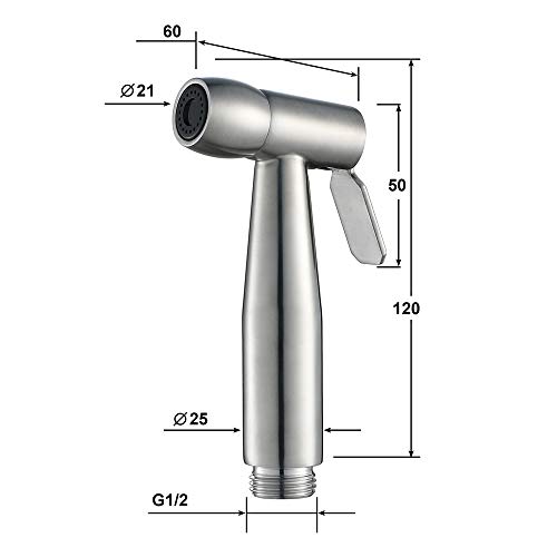 Pulvérisateur de douche portative pour hygiène intime et soin de la famille
