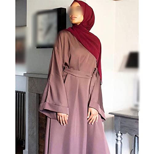 Robe pull musulmane opaque verte taille M évitant la superposition de vêtements - 4