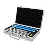 DAHAD Drechseleisen Set, Verstellbare Drechselmesser, Drehwerkzeuge für Holz Mit Hartmetall-Schneidplatten, Drechselzubehör für die Bearbeitung von Holzwerkstücken