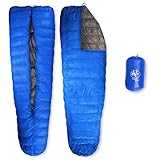 Outdoor Vitals LoftTek 15 Degree Ultralight Backpacking TopQuilt for Use in Hammock or on Pad (Blue, Regular)