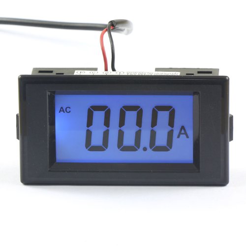 AC Current Meter Panel, DROK Digital Electrical Ammeter Gauge AC 0-100A ...