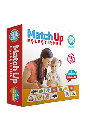 Circle Toys Match Up Eşleştirme Kartları Eğitici Geliştirici Oyun Eşleme Kart