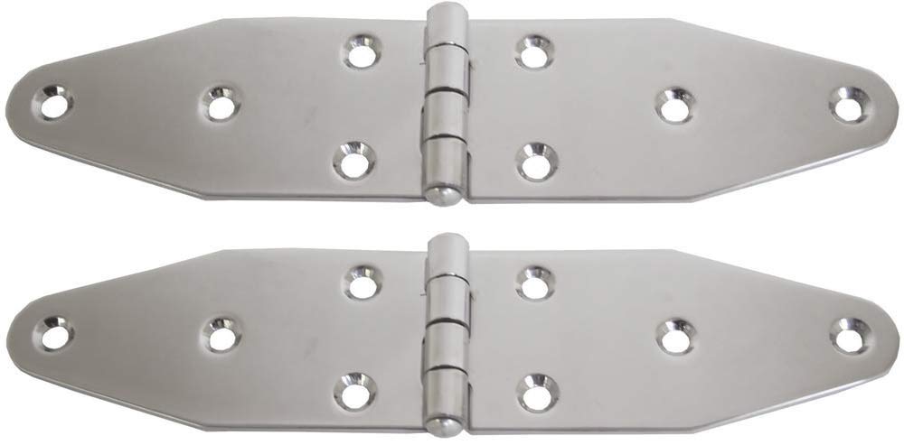SeaLux Marine Boat Stainless Steel Heavy Duty Strap Hinge 7-1/8