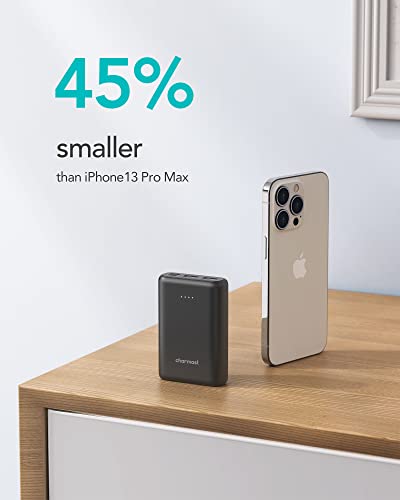 Charmast Portable Charger, Smallest 10000 Quick Charge Battery Pack, Usb C Power Bank Fast Charging Mini Portable Battery Charger For Iphone, Samsung, Pixel, Lg, Tcl, Oneplus, Motorola, More Phones #TOP5