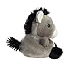Aurora® Adorable Palm Pals™ Eli Donkey™ Stuffed Animal - Fun Collectible Plush for Kids and Adult Collectors - Perfect for Decorating Rooms and Birthday Gifts - Gray 4.5 Inches