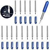 【Kostenlose Verpackungsbox】: 15 PCS-Ersatzschneidklingen, 15 P 60 ° Ersatzklinge für Zubehör von Drittanbietern für Cricut.