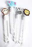 Safari Animals Bubbles Party Favors, Celebrations Birthday Supplies Girls Boys Gift Kids Clear Mini Bottle Wands Non Toxic Lion Monkey Elephant Zebra