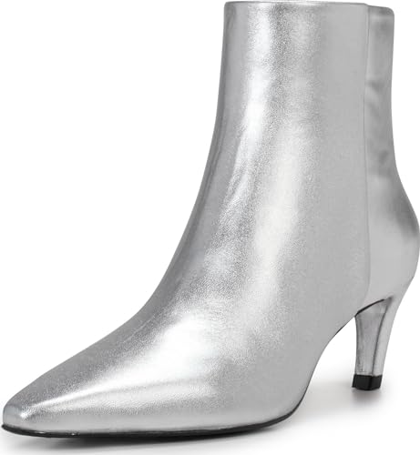 Vince Camuto Women's Quinley Ankle Boot, Silver, 4.5 UK