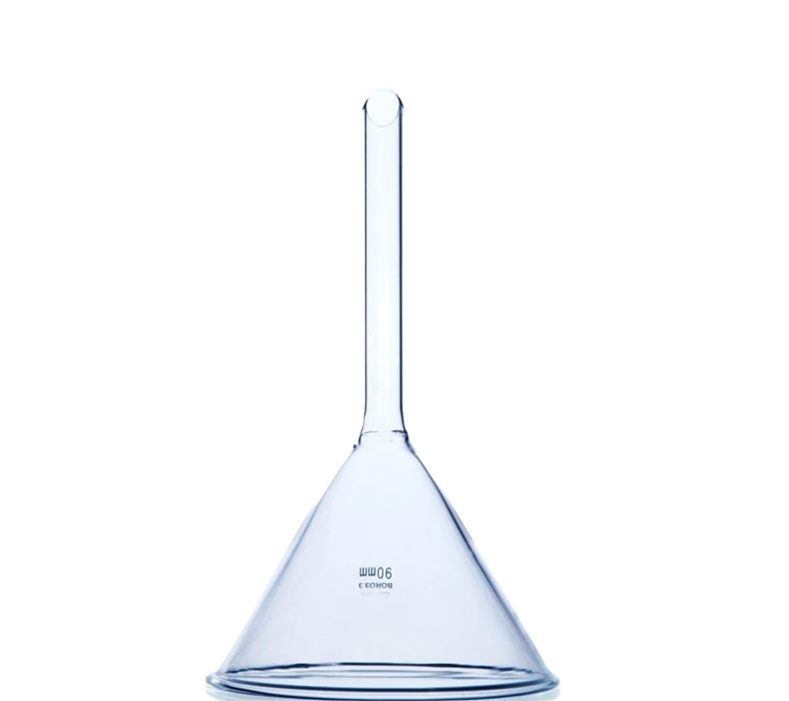10 Stück/Packung Labor-Dreiecksglas-Trichter, dicker Borosilikatglas-Trichter, Laborausrüstung(90mm)