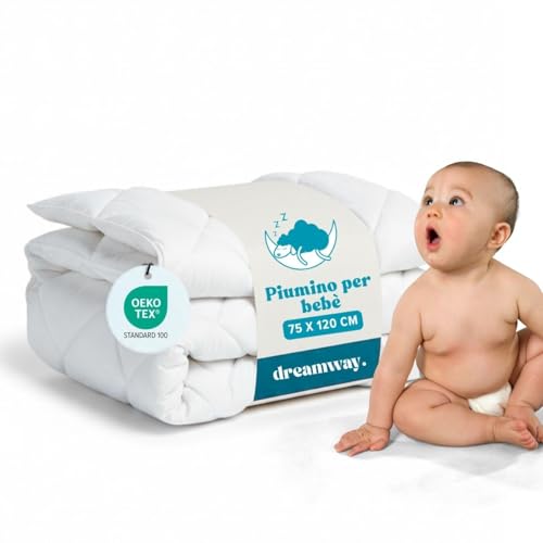 DREAMWAY Piumino per Bambino 300 g/m² – 75x120 cm per