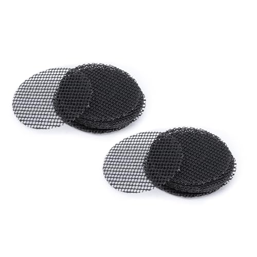 staol 50Pcs/set Flower Pots Hole Mesh Pad Bottom Grids Mat Drainage Mesh Hole Screens Bonsais Pots Gaskets Round Pads Plant Pots Hole Mesh Pads